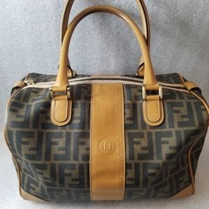 Authentic Vintage Fendi Zucca Bag